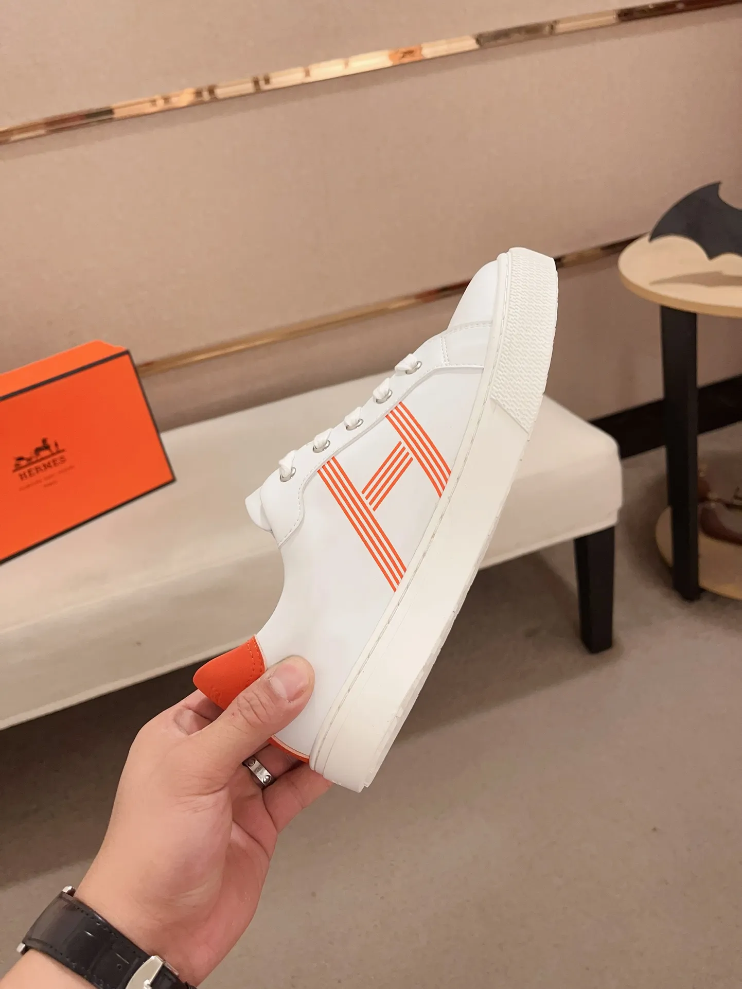 Men's clothing and shoes💰: 400💰《HERMES》【Classic Original Version】Hermès; Top 🔝 Purchasing Agency 🔍🔍Latest 🇺🇸Sold simultaneously at counters, original imported from Italy ▲▲Cow leather▲ ▲Exquisite workmanship (Italian 🇮🇹imported water-dyed 🐂cowhide lining) sole: original sole provided by the original factory, ⚠️exclusive double-layer activity·TPR·rubber·combined molded outsole; Code number: 36-44 (45/46 can be customized, non-refundable)